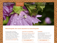 Tablet Screenshot of natuurfotografie.ericart.nl